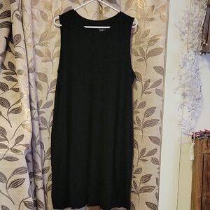 Time and Tru Classic Black Mini Dress